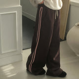 Paul Two Lines Track Coloring Wide Sweatpants