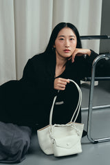 Dahlia Shoulder Bag in White