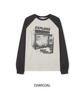 Vision Color Matching Raglan Long Sleeve