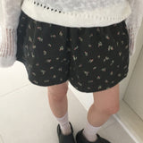 エルナダスティフローラルバンデッドサマー４レングスショーツ 2 カラーズ