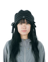 ribbon beanie(border)