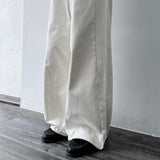 Minimalist Wide Full-Length Pants