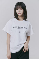 FMW レタリング ロゴ Tシャツ (W) - ブラック