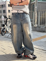[Unisex] ダメージウォッシングノースリーブ(4color)
