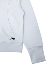 Zip Up Hoodie in Sky Blue