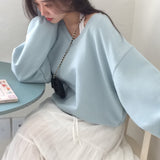 [MADE/6color] Pony, V-neck loose fit trainer