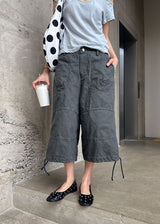 TUCK BERMUDA PANTS (2color)