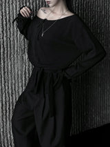 chic loose belted strap knit (3color)