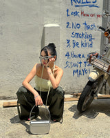 muffler strap set shirring tube top