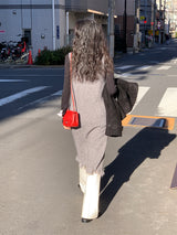 [MADE] [Wool Napping] Winter Warm ロングブーツカットスラックス