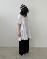 Ruffle Boxy Pocket Tee