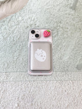 Strawberry magsafe wallet phone case