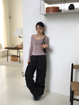 チタサイドシャーリングナイロンツーウェイカーゴパンツ