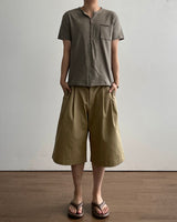 Ease Herringbone Bermuda Denim Pants