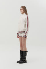 PUNK TRACK ZIP UP [IVORY]
