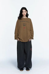 26FW★ Ethnic Symbol Pigment Sweatpants