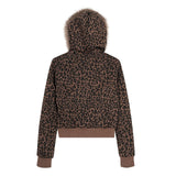 Leona Faux Fur Hooded Zip-Up Jacket 233667814