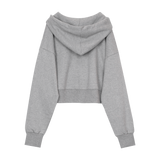 フリルフーディージップアップ(2 COLORS)