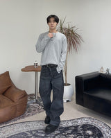 Colden fade washing denim pants