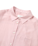 Women’s Sheer Oversized Shirt Light Pink