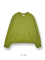 LMN Life Semi Oversized Fit Twisted Round Knitwear (5 colors)
