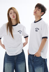 リンガーTシャツ ホワイト