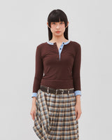 Two Tone Longsleeve Top