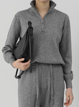 Modern Collar Knit Set-up