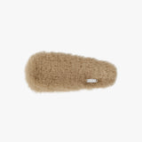FUR SIDE HAIR PIN (BROWN)