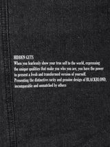 BBD Sprayed Logo Multi-Pocket Denim Cargo Pants (Black)
