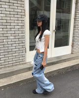 ループデニムパンツ