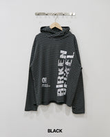 Vine Stripe Hood Long Sleeve