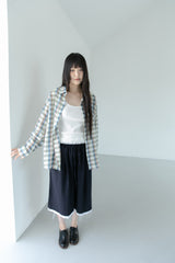 クールチェックユニセックスシャツ(2colors)