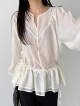 elin string blouse (2color)