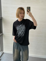 (UNISEX) グランジ 半袖Tシャツ