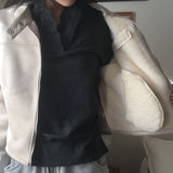 Sentine Lace Button Side Shirring Hooded T-shirt
