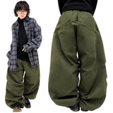 wide back pocket cotton pintuck pants