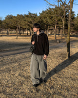 Labeni Striped Brushed Hoodie