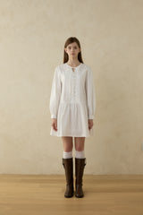 MEADOW PINTUCK RIBBON DRESS