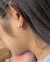 グローブピアス (シルバー)