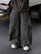 cation zipper wide pants
