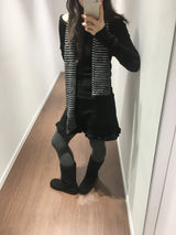 Merlot Stripe Muffler (3 Colors)