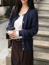 #PN Soft Loose Round Knit Cardigan (4color)
