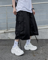 Shuren Shirring Cargo Bermuda Pants