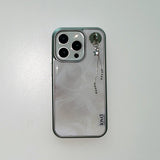 [MADE] VINTAGE FRILL PHONE CASE (epoxy silver bumper)