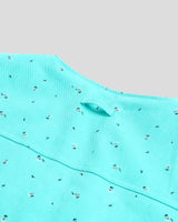Flower Walk Zip-Up vest Mint