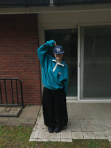 Double-sided fleece anorak