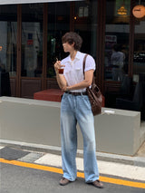 LMN Air Cool Tencel Wide Denim Pants (2 colors)