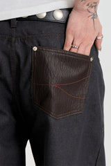 Radio raw denim pants