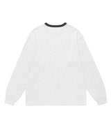 GUITAR APPLIQUE LS TEE LIGHT GREY(CV2FFUT553A)